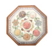 19TH CENTURY SAILORS SHELL WORK VALENTINE