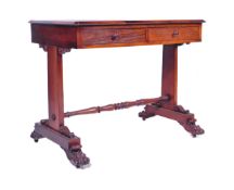 19TH CENTURY WILLIAM IV ROSEWOOD WRITING DESK