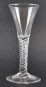 18TH CENTURY MULTI SPIRAL AIR TWIST WINE GLASS