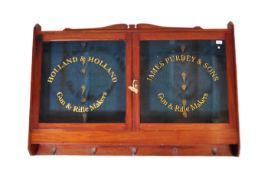 EARLY 20TH CENTURY HOLLAND & HOLLAND GUNSMITH CABINET