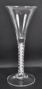18TH CENTURY GEORGE III WINE DRINKING GLASS