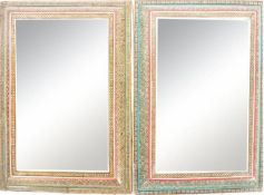 PAIR OF 19TH CENTURY VIZAGAPATAM MIRRORS