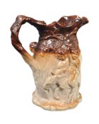 19TH CENTURY BRAMPTON SALT GLAZED SATYR JUG