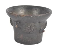 17TH CENTURY MINIATURE POISON MORTAR