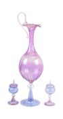 LARGE RENATO HARDINI FOR MURANO GARNITURE SET