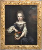 DUTCH OIL PORTRAIT STUDY OF A YOUNG GIRL