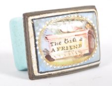 19TH CENTURY VICTORIAN ENAMELLED PILL BOX
