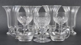 COLLECTION OF 19TH CENTURY GLASSWARE