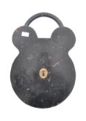 LARGE EARLY 20TH CENTURY METAL PADLOCK