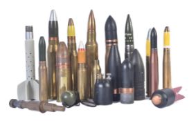 COLLECTION OF ASSORTED MILITARY ARTILLERY SHELL CASES