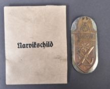 WWII SECOND WORLD WAR GERMAN NARVIK SHIELD