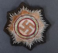 WWII SECOND WORLD WAR DEUTSCHES KREUZ / GERMAN CROSS PATCH