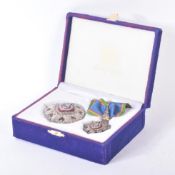 20TH CENTURY THAI ORDER OF THE CROWN KNIGHT MEDAL SET