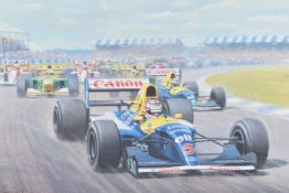 FORMULA 1 RACING - TONY SMITH - BRITISH GREATS - SIGNED PRINT