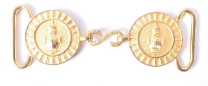 WWI FIRST WORLD WAR FRENCH ENGINEERS OFFICERS DRESS BUCKLE