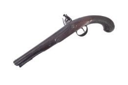 18TH CENTURY GRIFFIN OF LONDON FLINTLOCK PISTOL