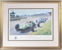 FORMULA 1 RACING - TONY SMITH - BRITISH GREATS - SIGNED PRINT