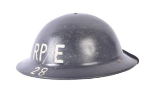 SECOND WORLD WAR BRITISH HOME FRONT REPAIR PARTY / ELECTRICAL HELMET