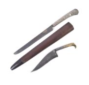 TWO EARLY 20TH CENTURY PERSIAN DAGGERS