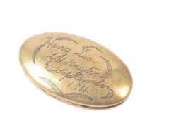 LOCAL INTEREST - 1903 SNUFF MINERS BOX - ST GEORGE BRISTOL