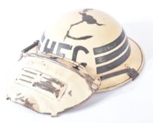 WWII SECOND WORLD WAR BRITISH HOME FRONT FIRE GUARD HELMET