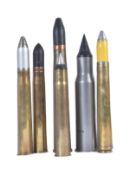 COLLECTION OF ASSORTED SECOND WORLD WAR GERMAN ARTILLERY SHELLS