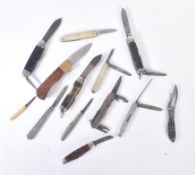 KNIVES - COLLECTION OF ASSORTED VINTAGE POCKET KNIVES