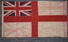 WWII SECOND WORLD WAR BRITISH NAVAL ENSIGN FLAG