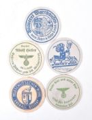 WWII SECOND WORK WAR GERMAN BEER MATS
