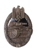 WWII SECOND WORLD WAR GERMAN THIRD REICH PANZER BADGE