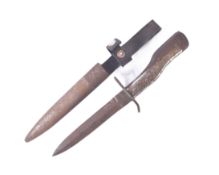WWI FIRST WORLD WAR IMPERIAL GERMAN ARMY CRANK HANDLE BAYONET