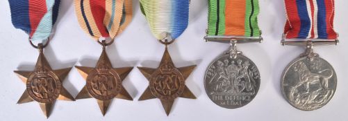 COLLECTION OF SECOND WORLD WAR BRITISH CAMPAIGN MEDALS