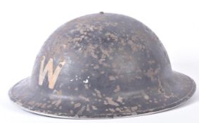 ORIGINAL WWII SECOND WORLD WAR SENIOR ARP BRODIE HELMET