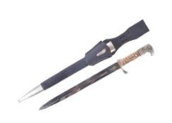 WWII SECOND WORLD WAR GERMAN POLICE PARADE BAYONET