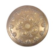 LATE 19TH CENTURY BRASS INDO PERSIAN DHAL / SHIELD