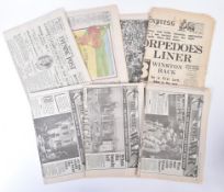 COLLECTION OF WWII SECOND WORLD WAR INTEREST NEWSPAPERS