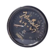 ORIGINAL WWII JOH BELL SIGNED AIR SPEED GAUGE
