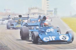 FORMULA 1 RACING - TONY SMITH - BRITISH GREATS - SIGNED PRINT