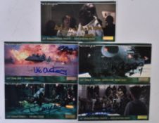 STAR WARS - ROTJ - TOPPS WIDEVISION AUTOGRAPHED TRADING CARDS