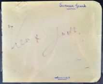 STAR WARS - KENNY BAKER & JACK PURVIS - SCARCE SIGNED PAGE - BECKETT