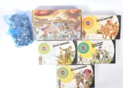 COLLECTION OF VINTAGE AIRFIX 1/32 SCALE BRITISH ARMY MODEL FIGURES