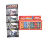 VINTAGE CORGI JUNIORS ' GROWLERS ' SET & HONG KONG MADE MOTORCYCLE SET