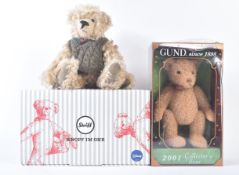 COLLECTION OF X3 SOFT TOY TEDDY BEARS INCLUDING STEIFF