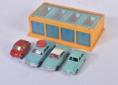 VINTAGE CORGI & DINKY TOYS DIECAST MODEL CARS & CORGI JUNIORS GARAGE