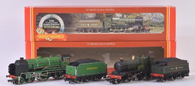 TWO VINTAGE HORNBY OO GAUGE MODEL RAILWAY TRAINSET LOCOMOTIVES