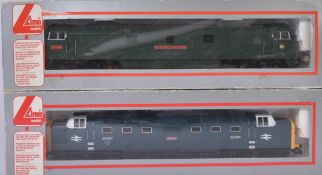 TWO VINTAGE LIMA 00 GAUGE MODEL RAILWAY DIESEL LOCOMOTIVES