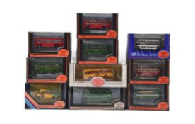 COLLECTION OF 1/76 SCALE DIECAST MODEL BUSES