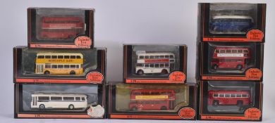 COLLECTION OF 1/76 SCALE DIECAST MODEL BUSES