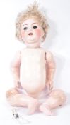VINTAGE GERMAN SIMON & HALBIG BISQUE HEADED DOLL