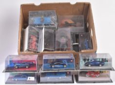 COLLECTION OF EAGLE MOSS DC COMICS DIECAST BATMOBILES